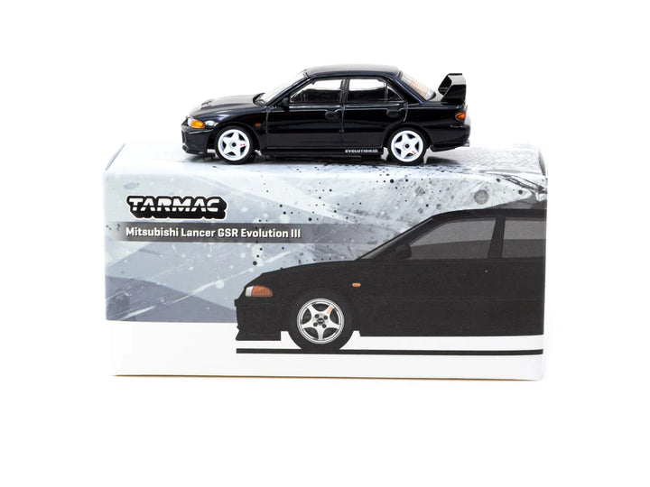 Tarmac Works 1:64 Mitsubishi Lancer GSR Evolution III Black T64G-050-BK