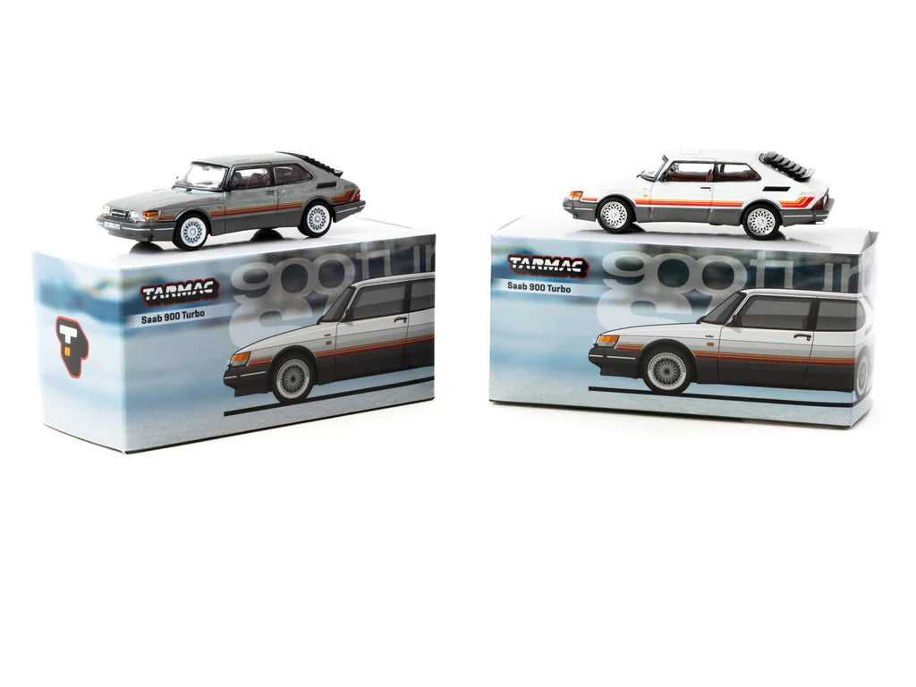 Tarmac Works 1:64 Saab 900 Turbo White T64G-056-WH
