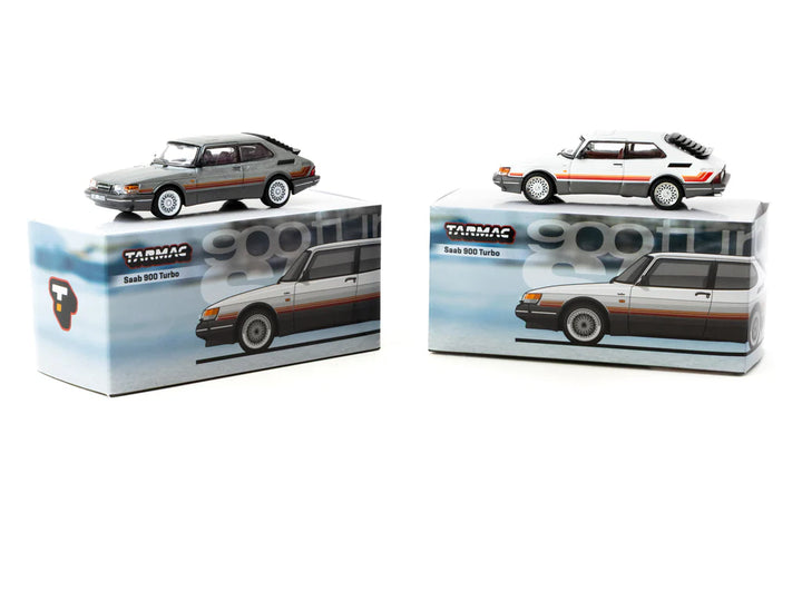 Tarmac Works 1:64 Saab 900 Turbo White T64G-056-WH