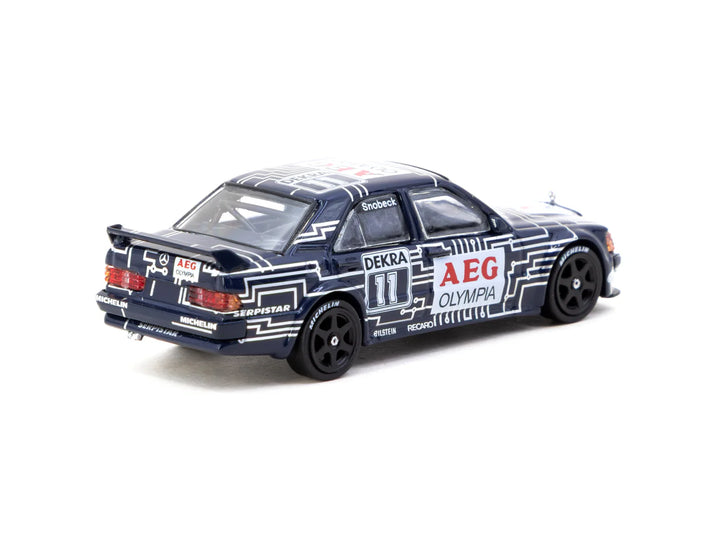 Tarmac Works 1:64 Mercedes-Benz 190 E 2.5-16 EVO 1 DTM 1989 Dany Snobeck T64G-057-89DTM11