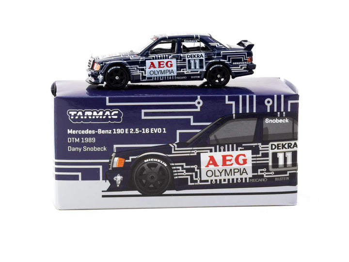 Tarmac Works 1:64 Mercedes-Benz 190 E 2.5-16 EVO 1 DTM 1989 Dany Snobeck T64G-057-89DTM11