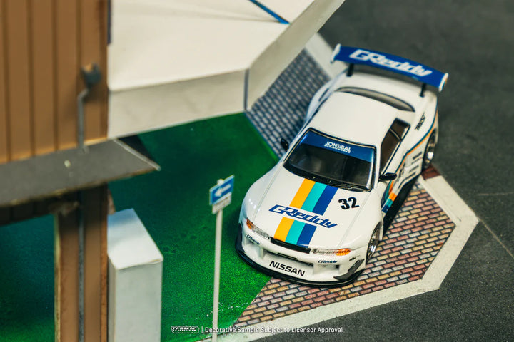 Tarmac x Mijo 1:64 NISSAN SKYLINE GT-R R32 WIDEBODY JONSIBAL T64G-061-GDY