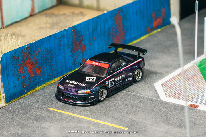 Tarmac Works 1:64 Nissan Skyline (R32) Widebody Midnight purple T64G-061-MP