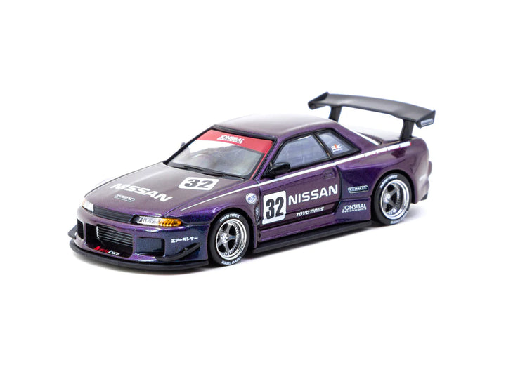 Tarmac Works 1:64 Nissan Skyline (R32) Widebody Midnight purple T64G-061-MP