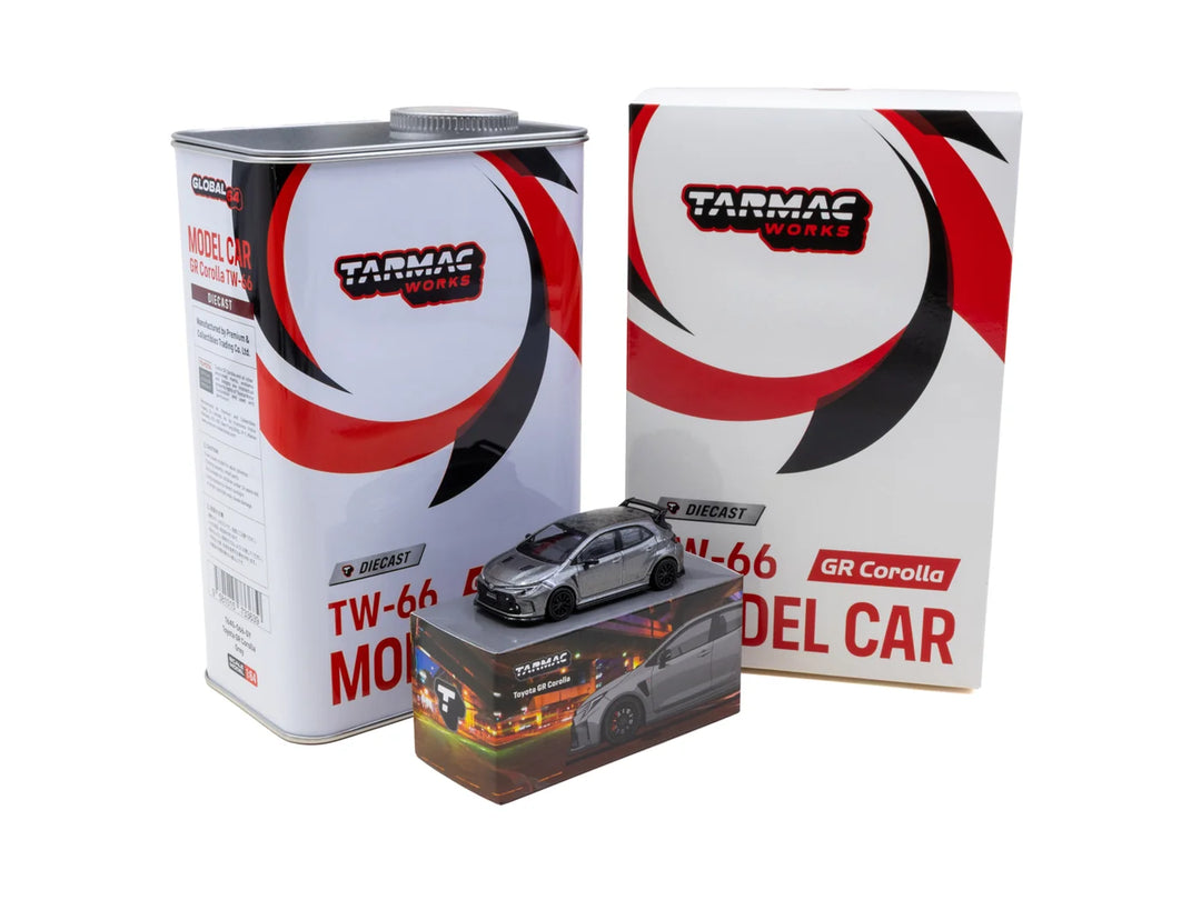 Tarmac Works 1:64 Toyota GR Corolla Grey T64G-066-GY