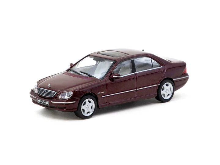 Tarmac Works 1:64 Mercedes-Benz S 55 AMG Bordeaux Red Metallic T64G-072-BO