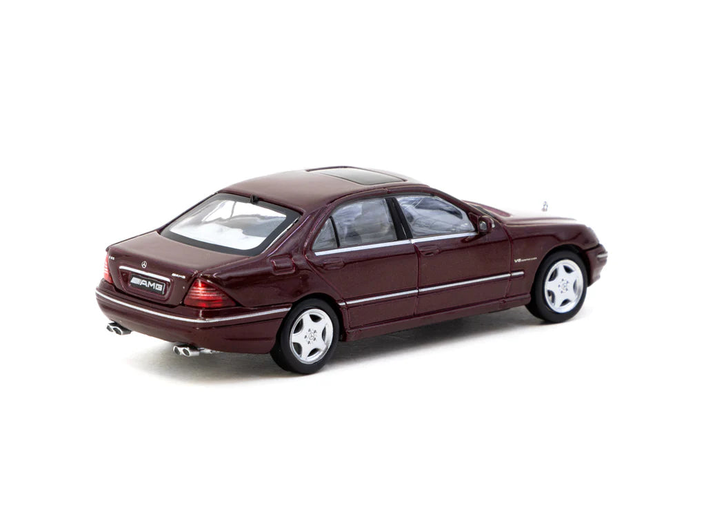 Tarmac Works 1:64 Mercedes-Benz S 55 AMG Bordeaux Red Metallic T64G-072-BO