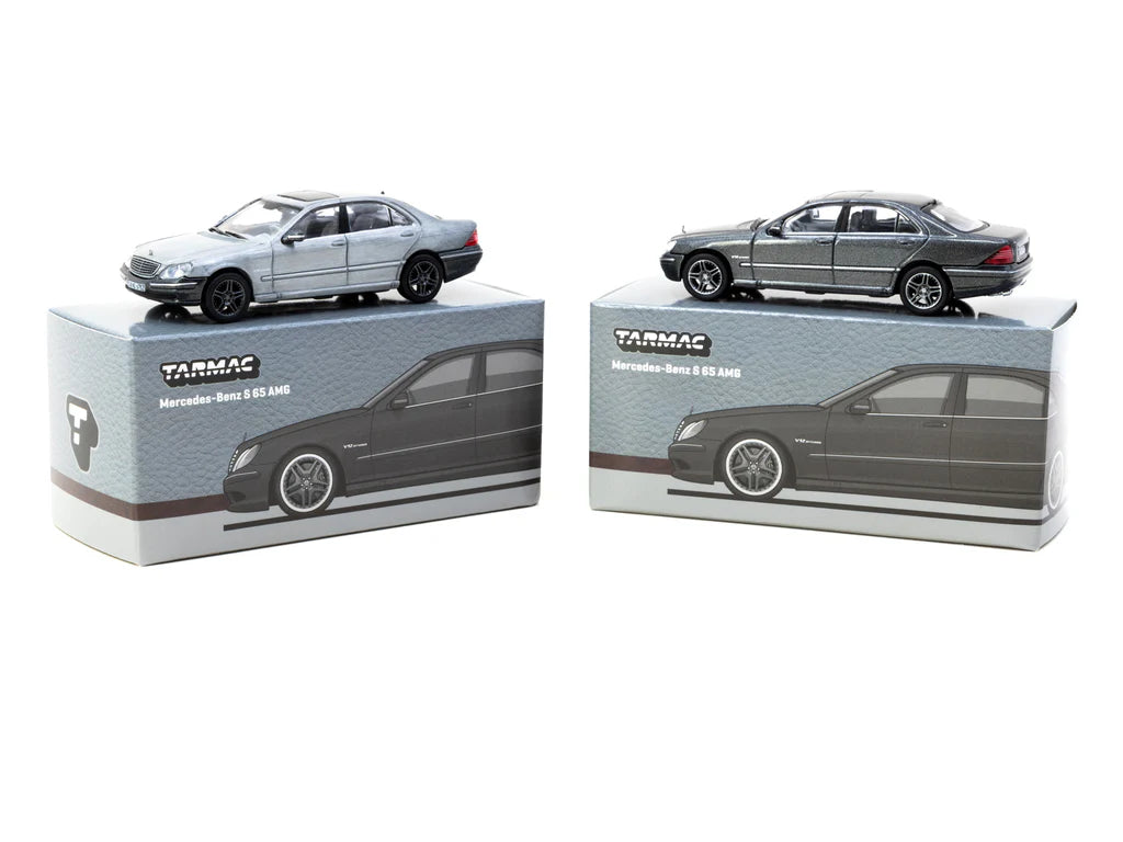 Tarmac Works 1:64 Mercedes-Benz S65 AMG – Grey – Global64