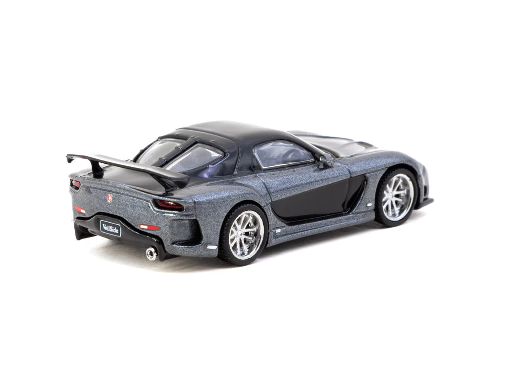 Tarmac Works 1:64 Mazda RX-7 VeilSide Fortune7 Grey metallic / Black T64G-075-GY
