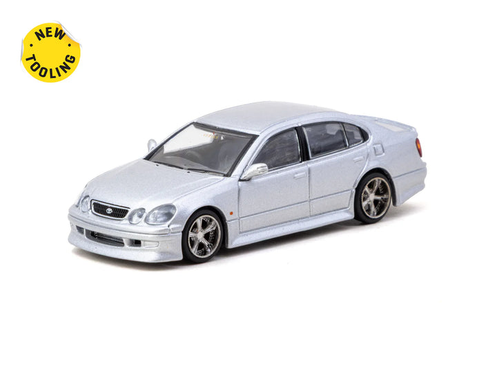 Tarmac Works 1:64 Toyota Aristo JZS161 Silver T64G-081-SL