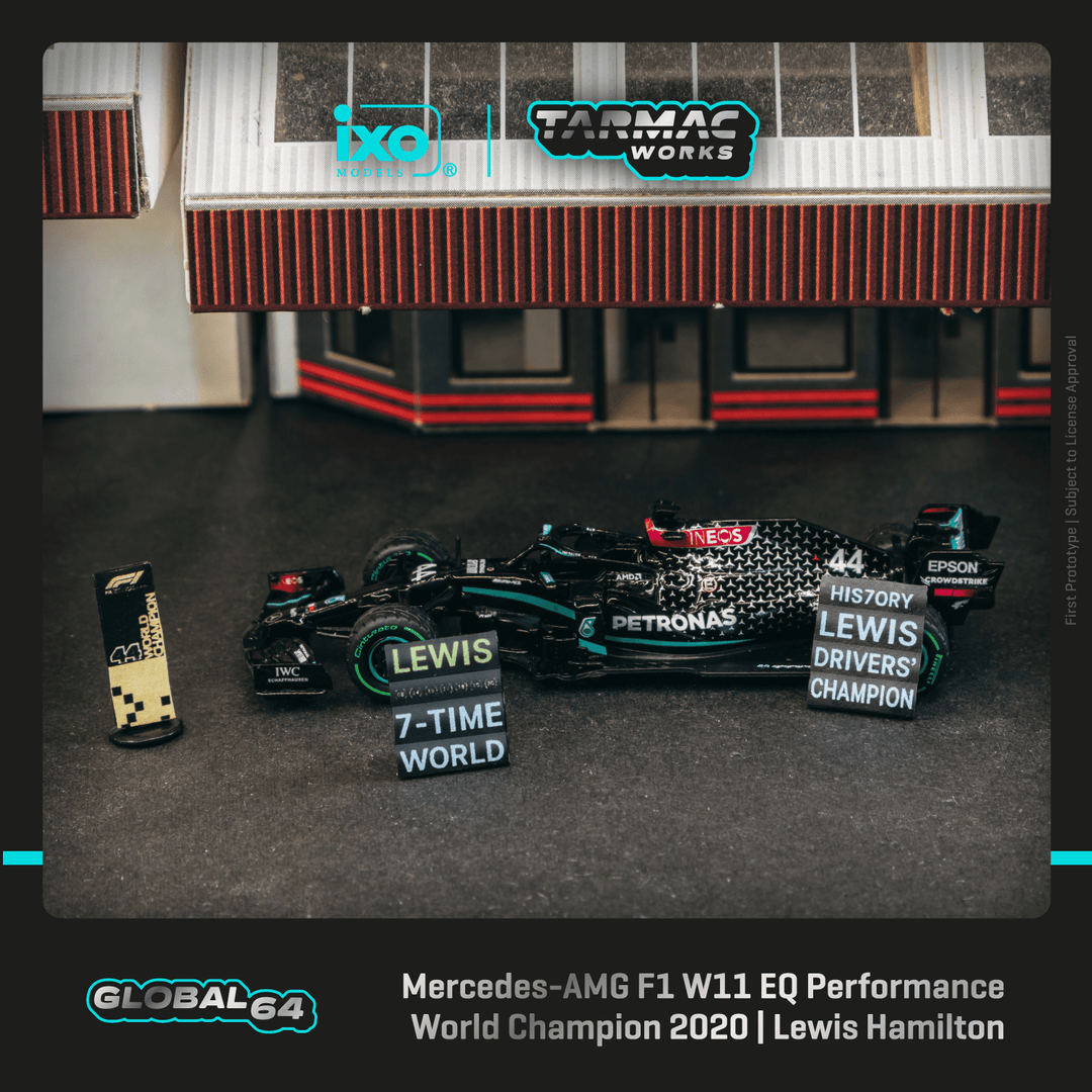 Tarmac Works 1:64 Mercedes-AMG F1 W11 EQ Performance Turkish Grand Prix 2020 Winner World Champion 2020 Lewis Hamilton T64G-F036-LH3