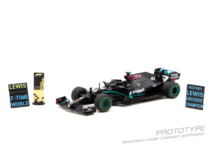 Tarmac Works 1:64 Mercedes-AMG F1 W11 EQ Performance Turkish Grand Prix 2020 Winner World Champion 2020 Lewis Hamilton T64G-F036-LH3