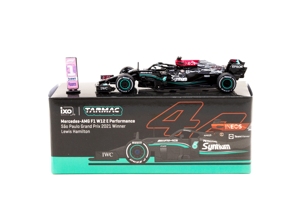Tarmac Works 1:64 Mercedes-AMG F1 W12 E Performance São Paulo Grand Prix 2021