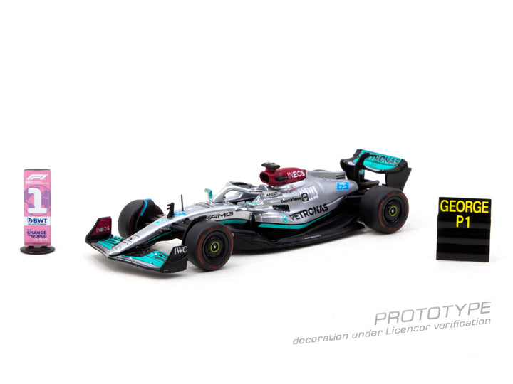 Tarmac Works 1:64 Mercedes-AMG F1 W13 E Performance Sao Paulo Grand Prix 2022 Winner George Russell