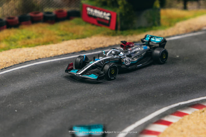 Tarmac Works 1:64 Mercedes-AMG F1 W13 E Performance Belgian Grand Prix 2022 George Russell Silver