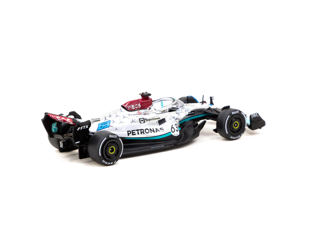 Tarmac Works 1:64 Mercedes-AMG F1 W13 E Performance Belgian Grand Prix 2022 George Russell Silver