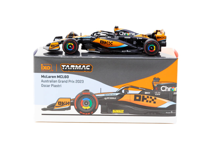 Tarmac Works 1:64 McLaren MCL60 Australian Grand Prix 2023 Oscar Piastri T64G-F070-OP2