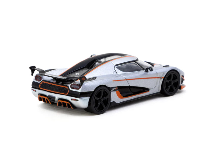 Tarmac Works 1:64 Koenigsegg Agera RS Moon Silver / Black T64G-TL005-MS