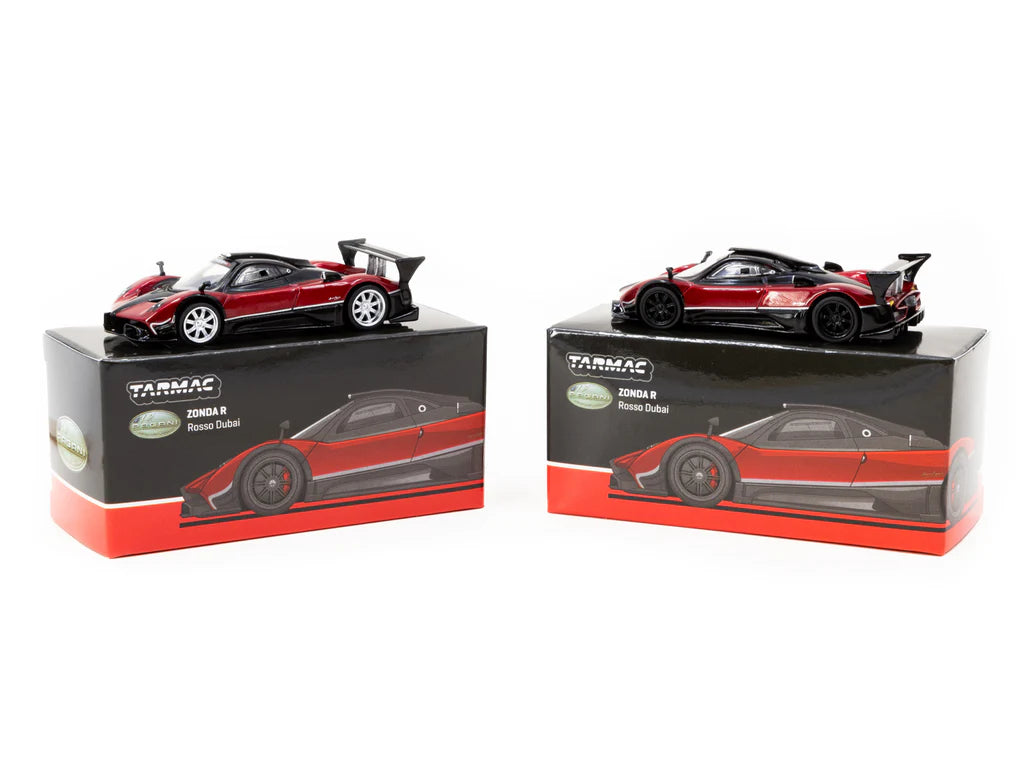 Tarmac Works 1:64 Pagani Zonda R Rosso Dubai T64G-TL015-RE