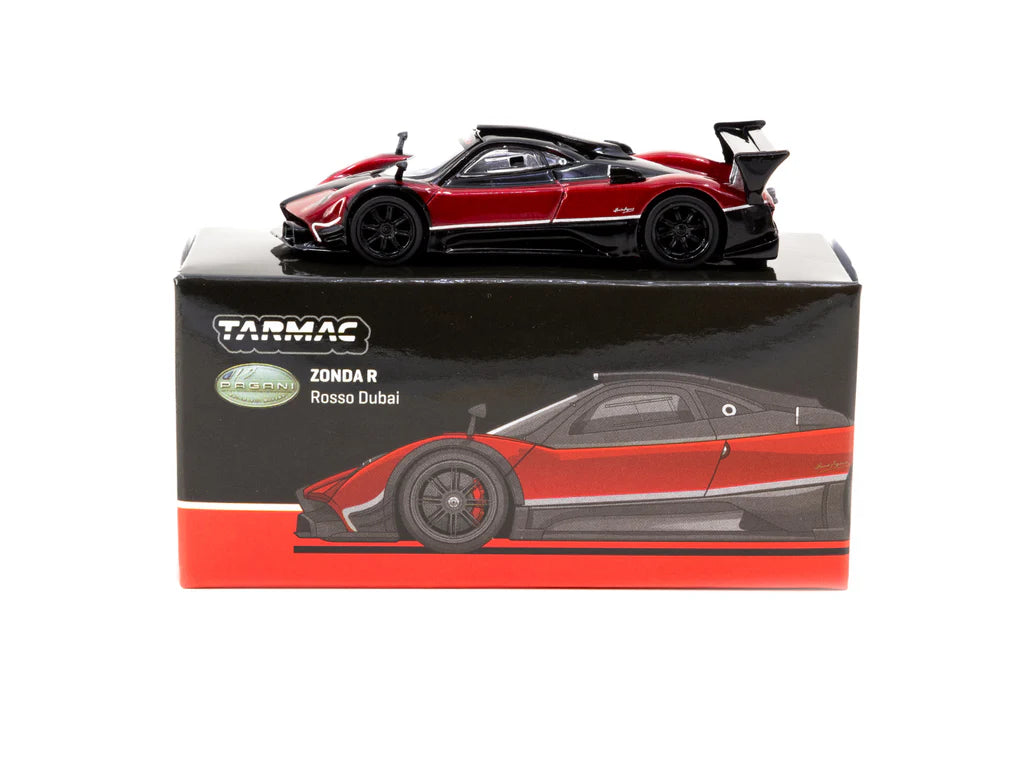 Tarmac Works 1:64 Pagani Zonda R Rosso Dubai T64G-TL015-RE