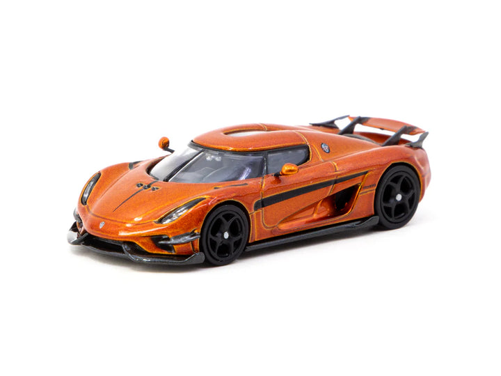 Tarmac Works 1:64 Koenigsegg Regera Orange Metallic / Black Stripes T64G-TL017-OR