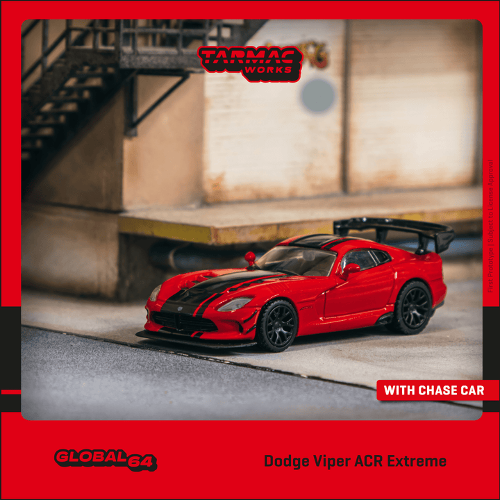 Tarmac Works 1:64 Dodge Viper ACR Extreme Red T64G-TL028-RE