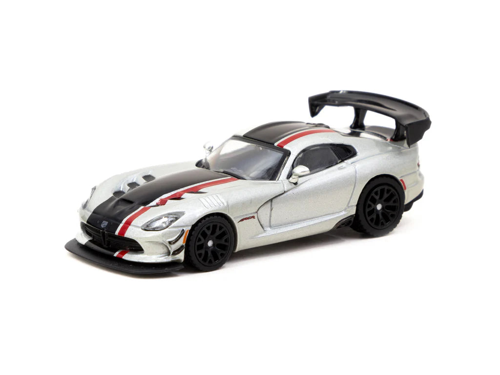 Tarmac Works 1:64 Dodge Viper ACR Extreme Silver Metallic