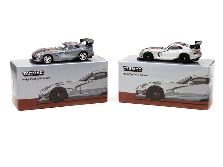 Tarmac Works 1:64 Dodge Viper ACR Extreme Silver Metallic