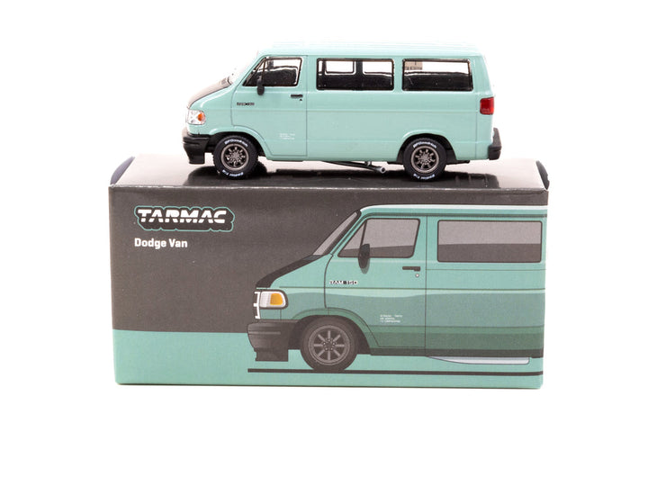 Tarmac Works 1:64 Dodge Van Light Green