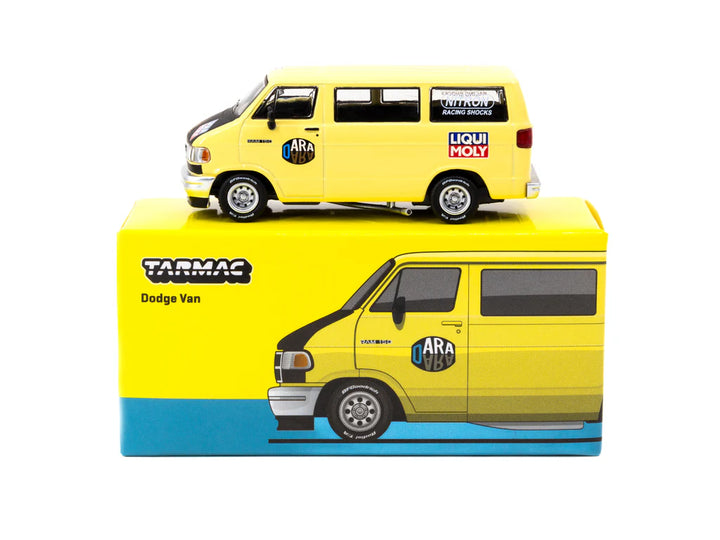 Tarmac Works 1:64 Dodge Van Yellow T64G-TL032-YL