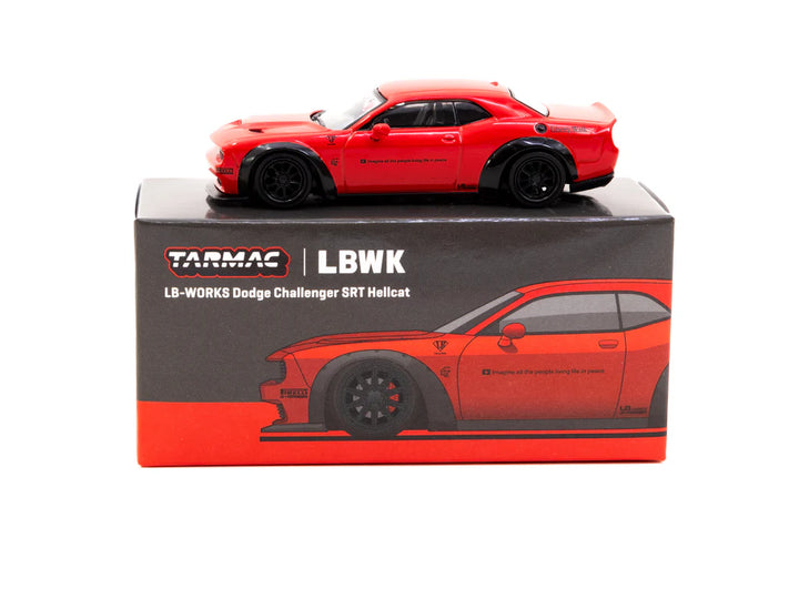 Tarmac Works 1:64 LB-WORKS Dodge Challenger SRT Hellcat Red