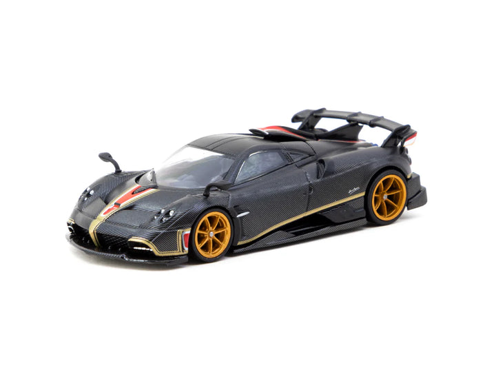 Tarmac Works 1:64 Pagani Imola Matt Black Carbon Fiber T64G-TL046-BCF