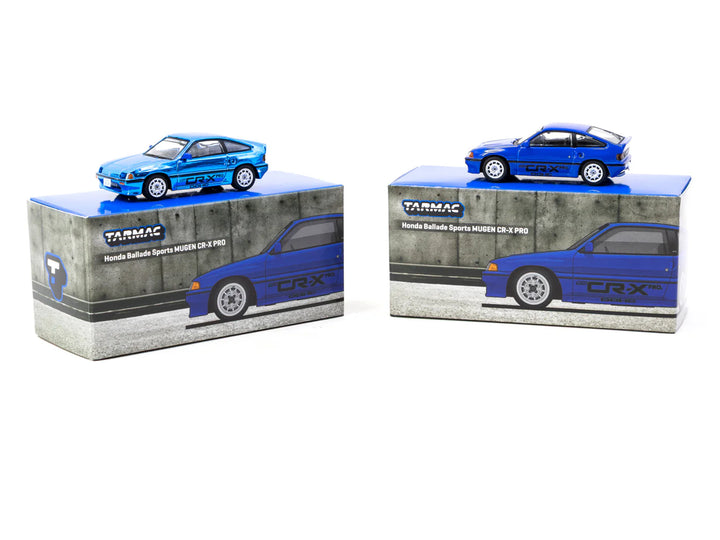 Tarmac Works 1:64 HONDA Ballade Sports MUGEN CR-X PRO Blue T64G-TL058-BL