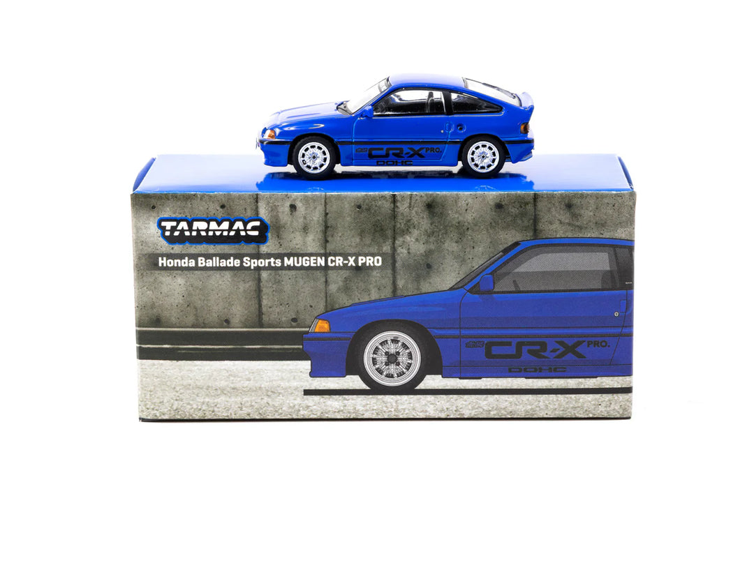 Tarmac Works 1:64 HONDA Ballade Sports MUGEN CR-X PRO Blue T64G-TL058-BL