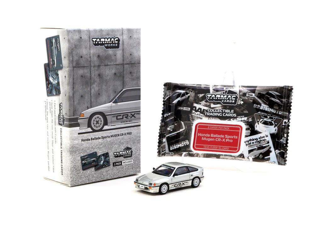 Tarmac Works 1:64 HONDA Ballade Sports MUGEN CR-X PRO Silver T64G-TL058-SL