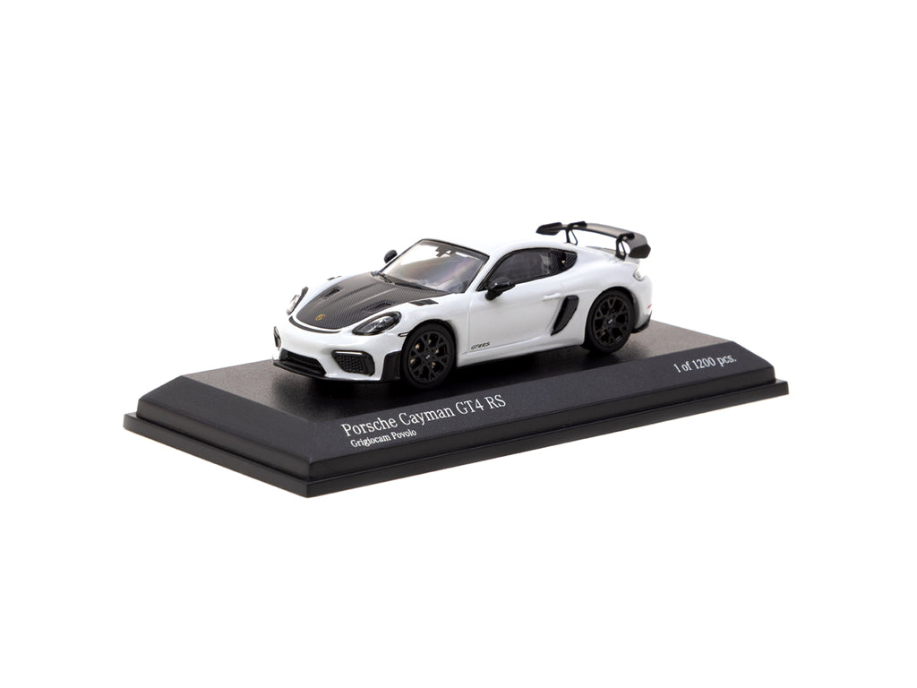 Minichamps X Tarmac Works 1:64 Porsche Cayman GT4 RS Grigiocam Povolo