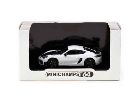 Minichamps X Tarmac Works 1:64 Porsche Cayman GT4 RS Grigiocam Povolo