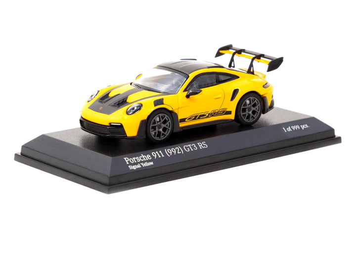 Minichamps X Tarmac Works 1:64 Porsche 911 GT3 RS Signal Yellow