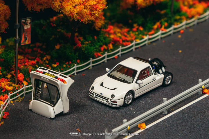 Tarmac Works 1:64 Ford RS200 White T64P-001-WH