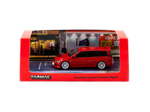 Tarmac Works 1:64 Mitsubishi Lancer Evolution Wagon Red