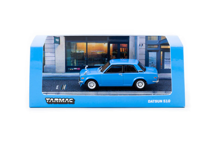 Tarmac Works 1:64 Datsun 510 Light Blue T64R-052-LB