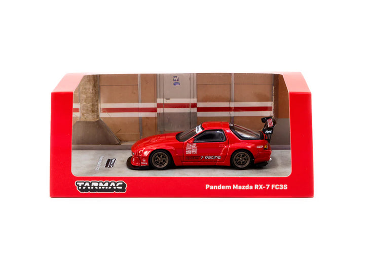 Tarmac Works 1:64 Pandem Mazda RX-7 FC3S Red T64R-066-RE