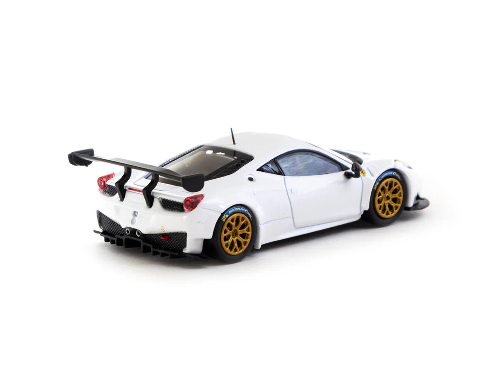 Tarmac Works 1:64 Ferrari 458 Italia GT3 White T64R-074-WH