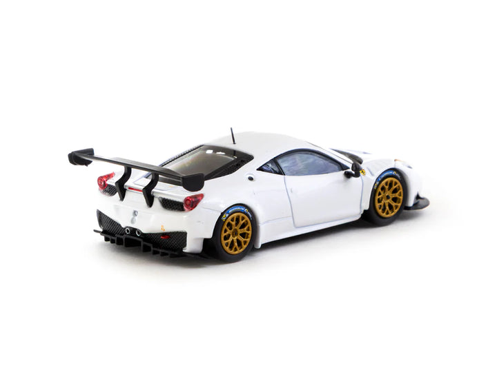 Tarmac Works 1:64 Ferrari 458 Italia GT3 White T64R-074-WH