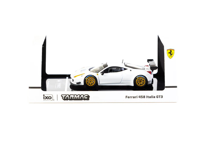 Tarmac Works 1:64 Ferrari 458 Italia GT3 White T64R-074-WH