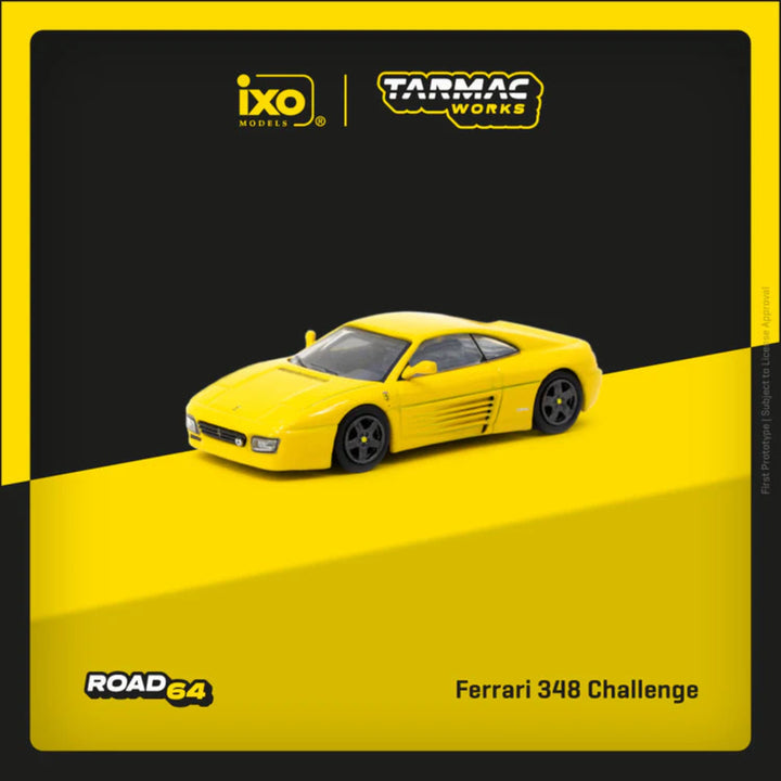 [Preorder] Tarmac Works 1:64 Ferrari 348 Challenge Yellow T64R-082-YL