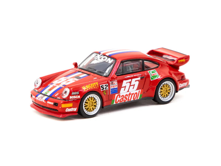 Tarmac Works 1:64 Porsche 911 RSR 3.8 Red Schuco Special Edition