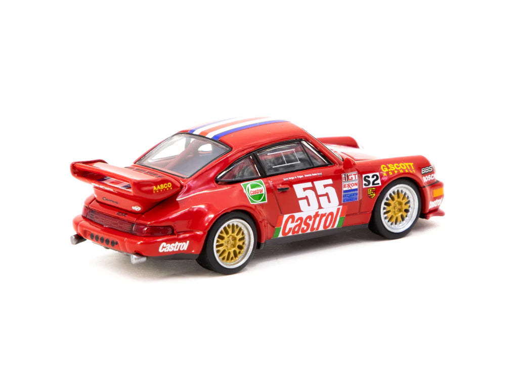 Tarmac Works 1:64 Porsche 911 RSR 3.8 Red Schuco Special Edition