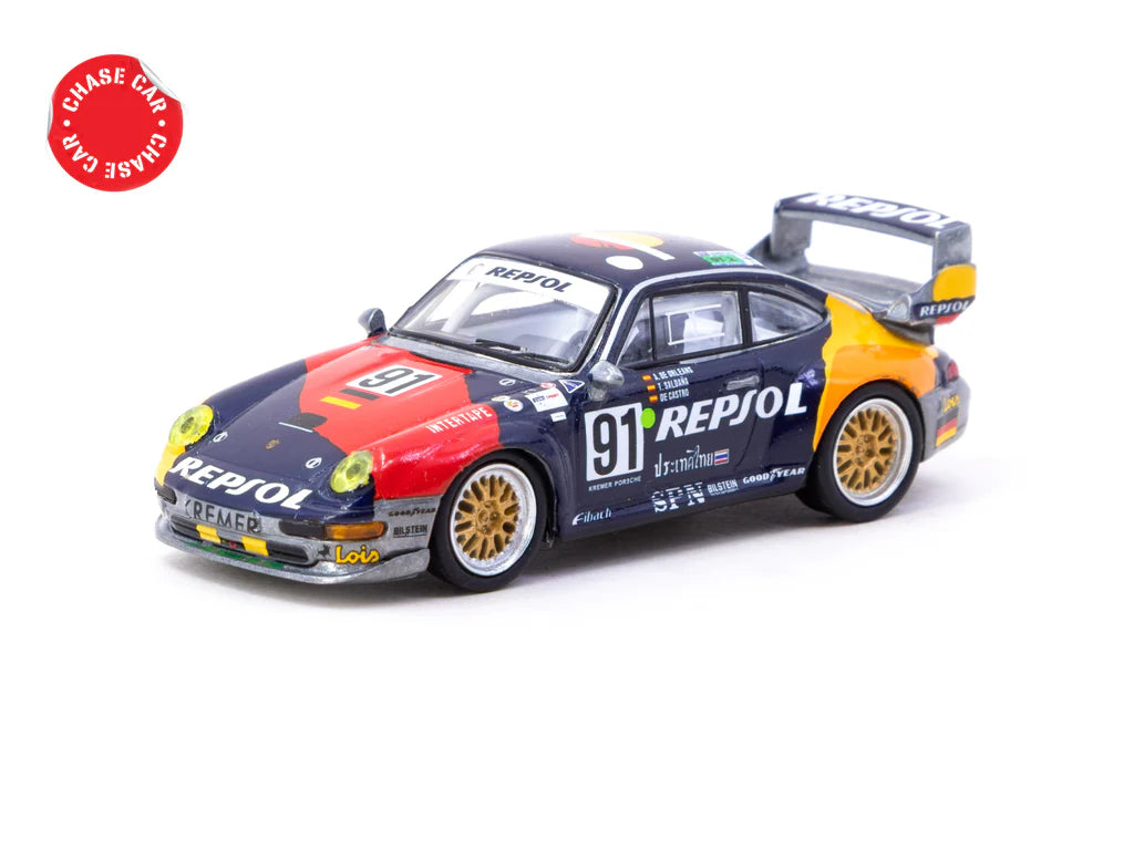 Tarmac Works 1:64 Porsche 911 GT2 24h LE MANS 1995 #91 T64S-004-REP
