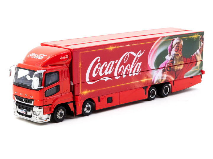 Tarmac Works 1:64 Mitsubishi Fuso Super Great Coca-Cola Santa Truck T64T-TL001-CC